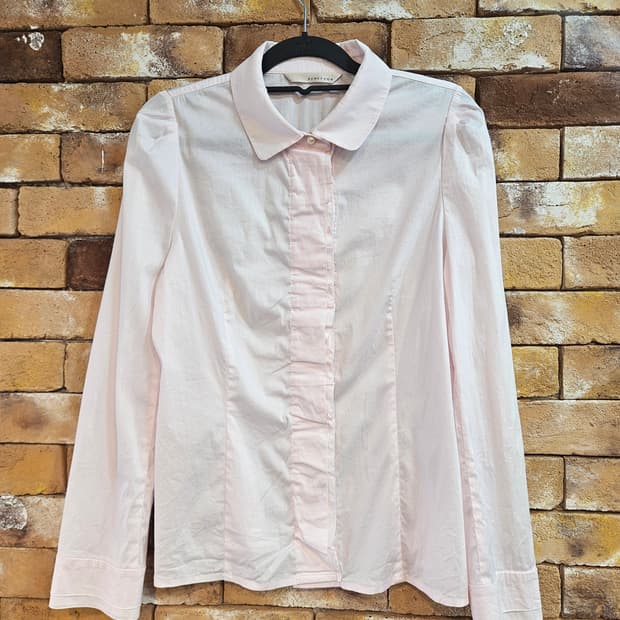 레니본 연핑크 블라우스