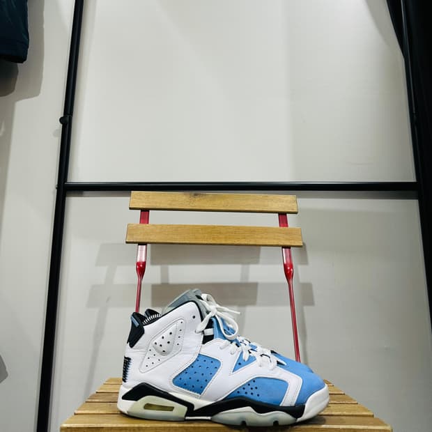 245) 나이키 운동화 여성 여자 에어 조던 6  유니버시티 블루