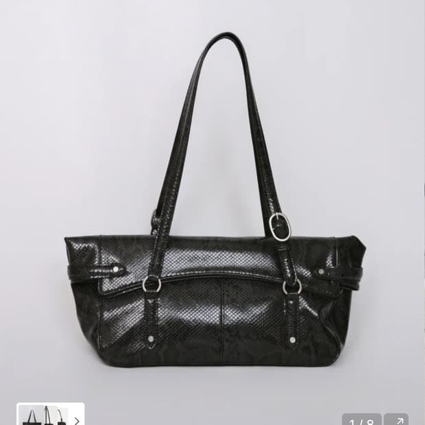 보일테일 프레자 백 파이톤 블랙