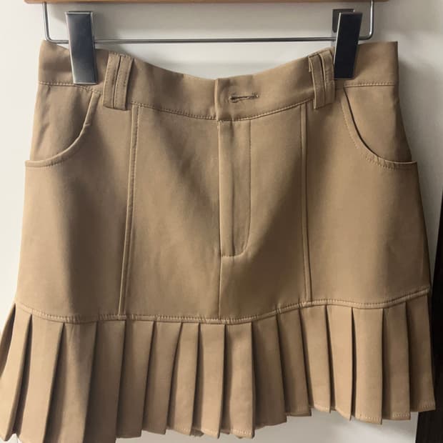 일본빈티지 속바지 베이지 스커트 치마