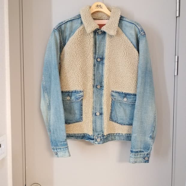 RRL 더블알엘 그리즐리 데님 자켓 L