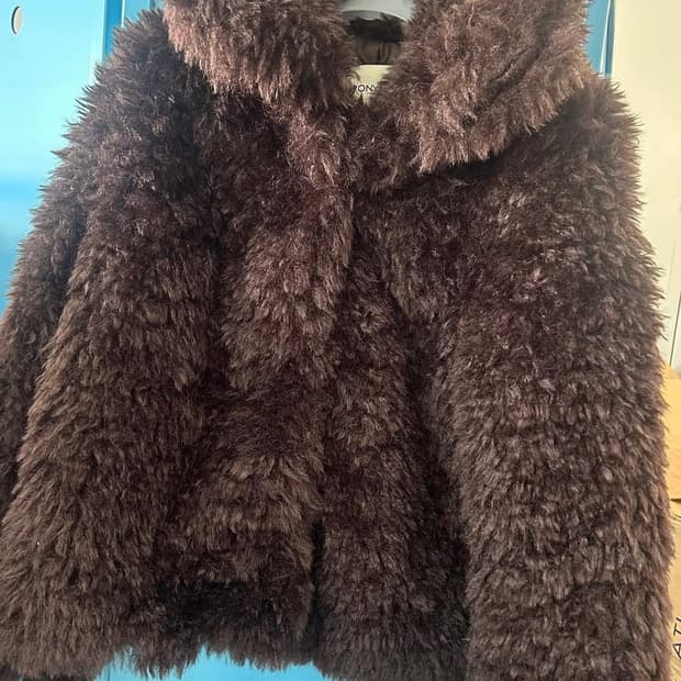 포니테일 퍼 자켓