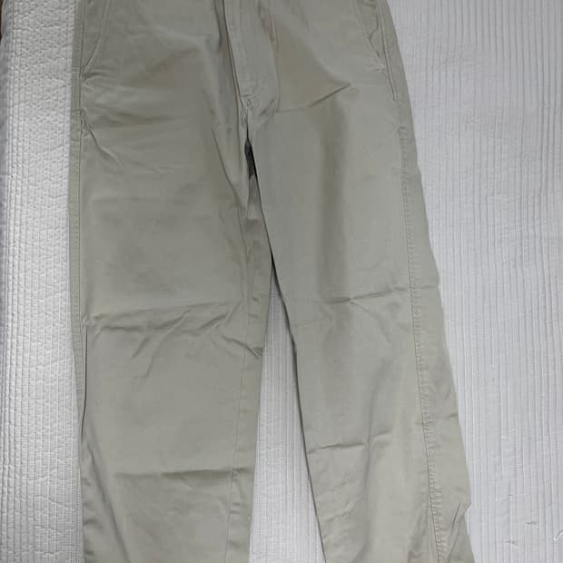 유니클로 레귤러핏 치노 팬츠 베이지 76