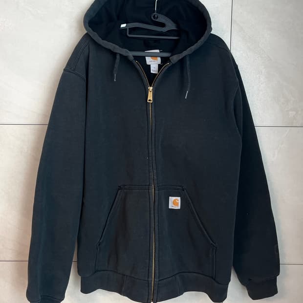 칼하트 미드웨이트 후드집업 블랙 (S) 