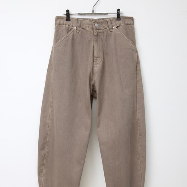 해칭룸 커브드진 워시드 베이지 2사이즈