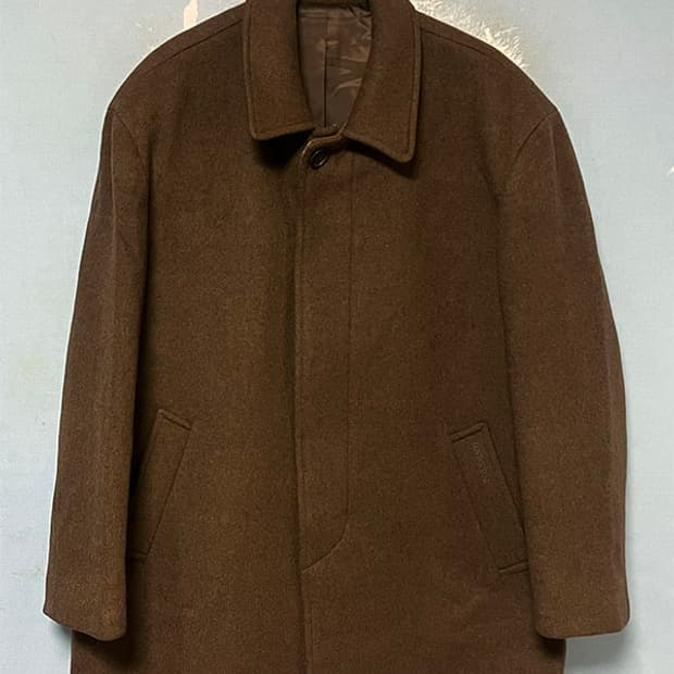 런던포그 남자 모직자켓 하프코트 캐주얼 오버핏 L 100