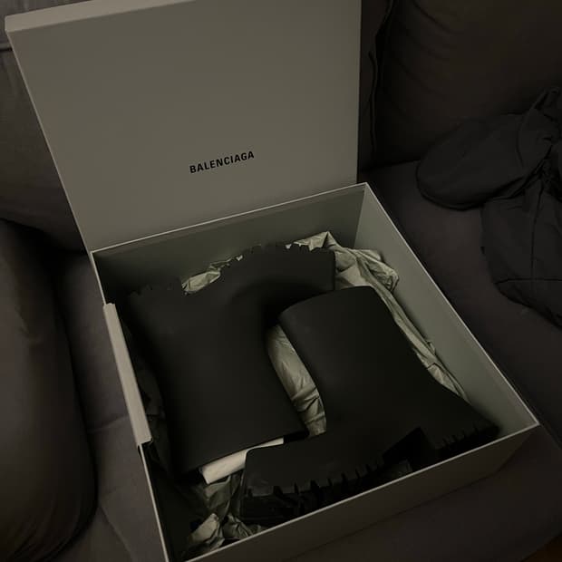 발렌시아가 트루퍼 부츠 40