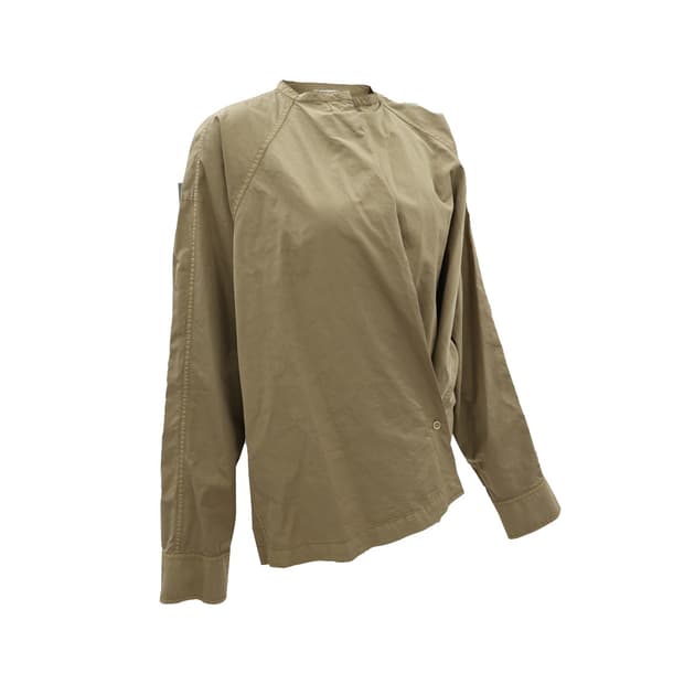 르메르 라이트 코튼 트위스티드 탑 브라운