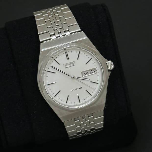 세이코 seiko chronos 쿼츠 시계 (데이/데이트)