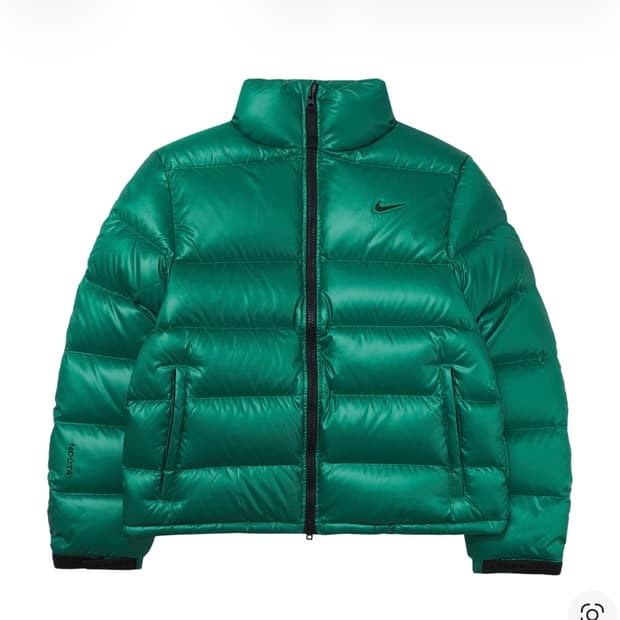 나이키 x 드레이크 녹타 선셋 퍼퍼 자켓 넵튠 그린 블랙 L 사이즈