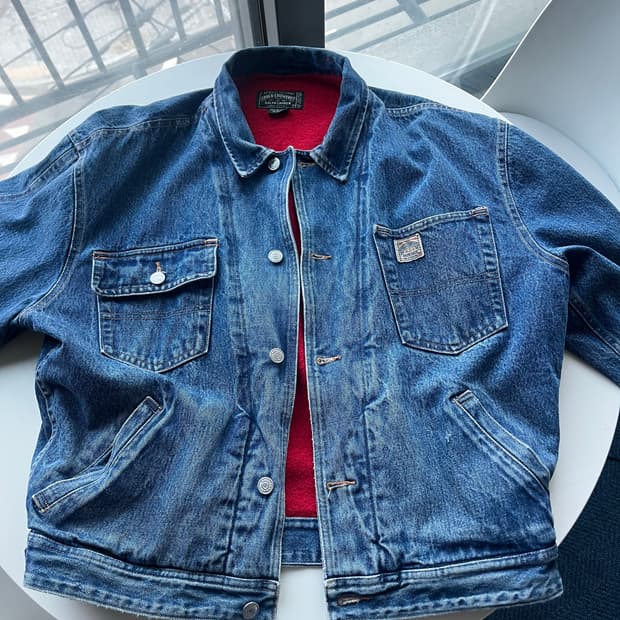 80's 폴로 청자켓