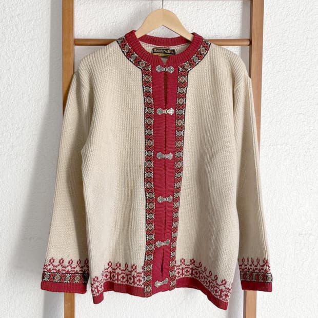 Norwegian Nordic Red Cardigan