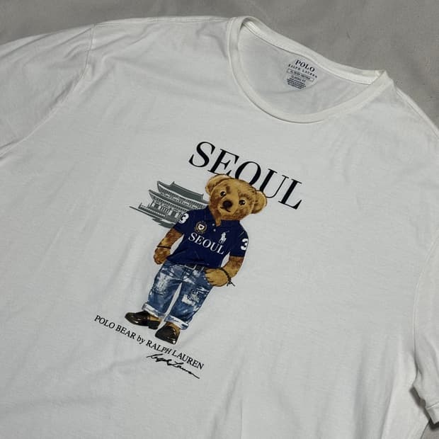 XL 폴로랄프로렌 클래식핏 서울 폴로베어 반팔티셔츠 