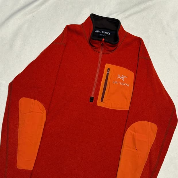 M 아크테릭스 반집업 플리스