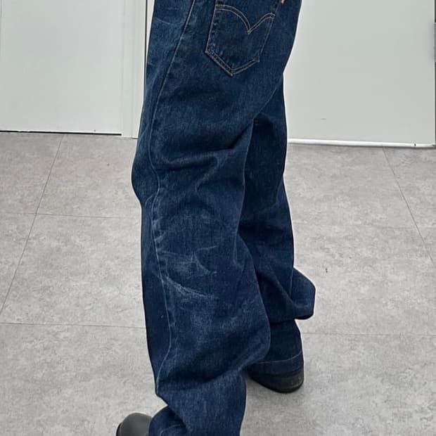 리바이스 517 fade lines denim pants