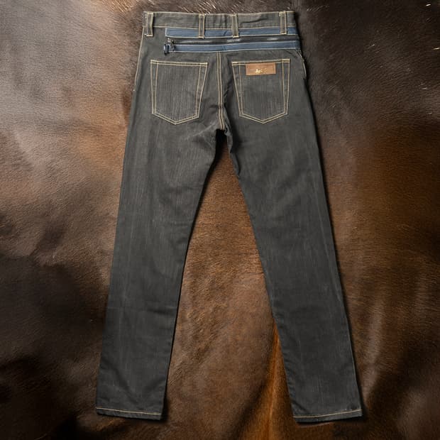 [30] 00s~ 에이프릴 77 x 나노 유니버스 지퍼 디테일 데님팬츠 