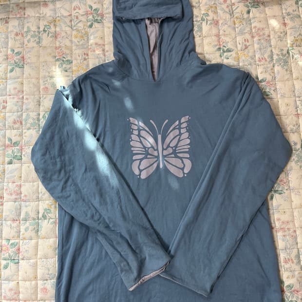 니들스 리버시블 후드티 L