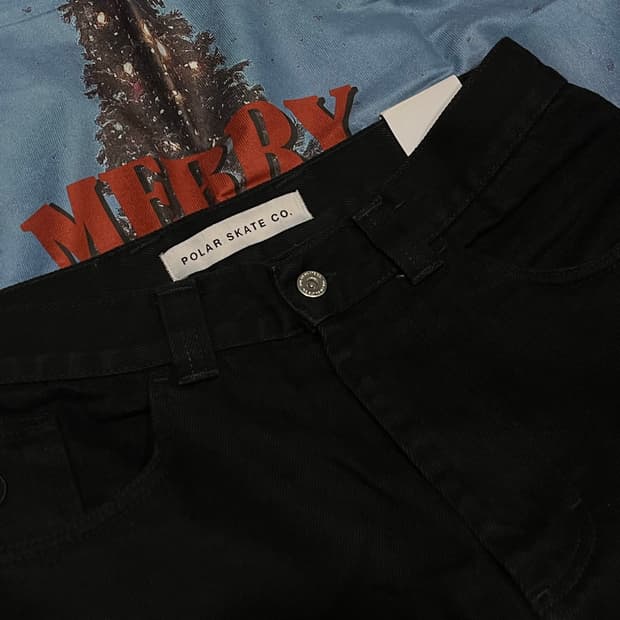 폴라 스케이트 빅 보이 진 / 피치블랙 S