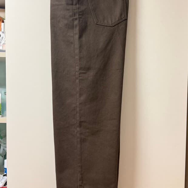 [L] 렉토 레귤러 핏 데님 빈티지 브라운