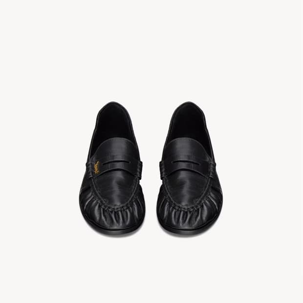Saint laurent eel skinloafers 43생로랑일스킨로퍼