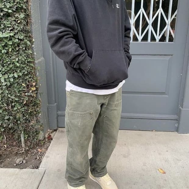 30x30 칼하트 더블니 mos 모스 그린 10s