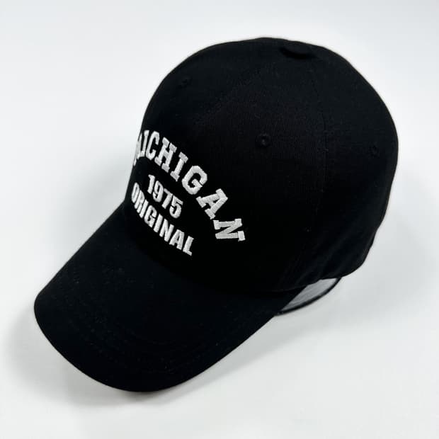 VTG 빈티지 미시건 블랙 볼캡 모자