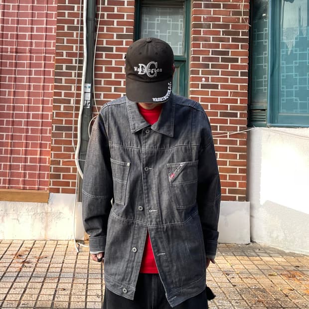 빈티지 워싱턴DC 자수 캡