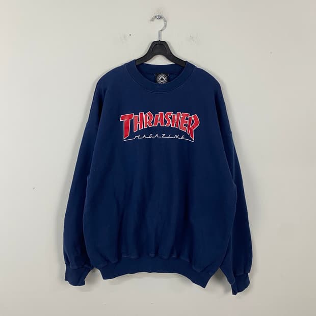 트레셔 맨투맨 네이비 L <628>