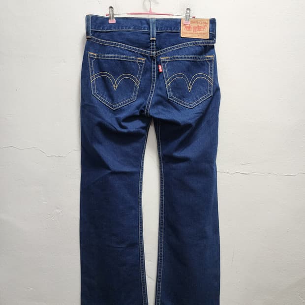 리바이스 TYPE1 아이코닉 스트레이트 진청바지 