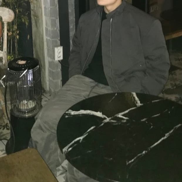 더콜디스트모먼트 누빔 봄버 자켓