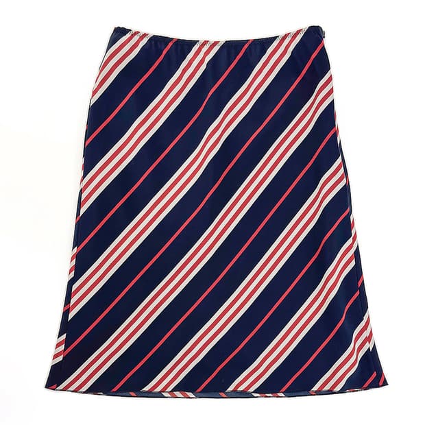 Burberry Blue Label Stripe Skirt/ 36