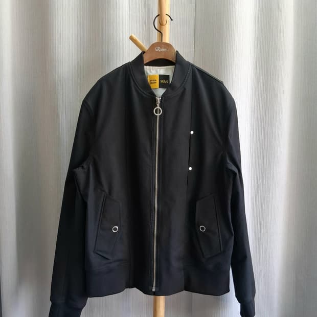 MUNN 봄버 자켓 블랙 남 M#최상급