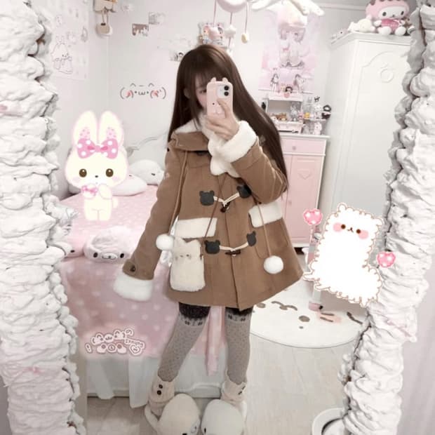 스너그 서냥님 Dear hug coat 코트 | 모리걸 사와코