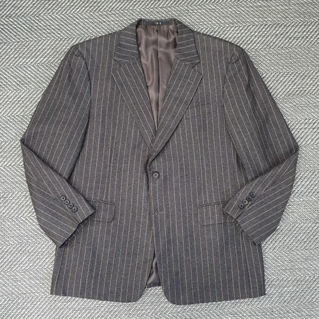 닥스 울100 스트라이프 블레이저 자켓 남자105