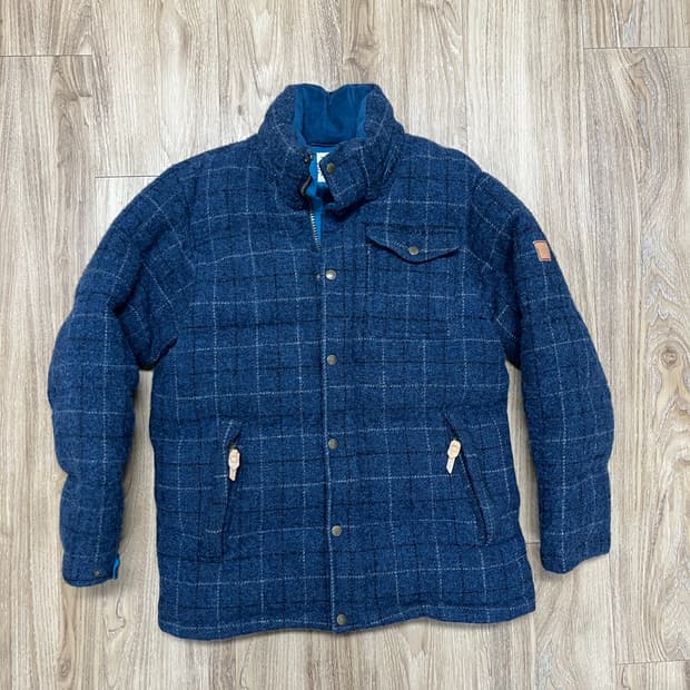 노스페이스 해리스 트위드 구스다운 패딩 95