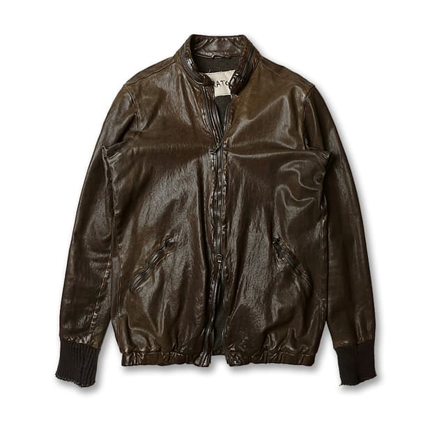 브라토비치 [Bratovich] 다크브라운 양가죽 베라 펠라 빈티지 자켓