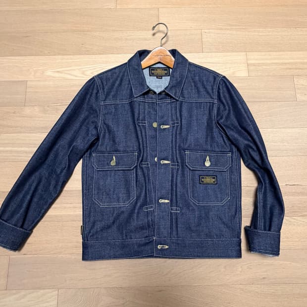 네이버후드 리지드 스톡맨 데님자켓