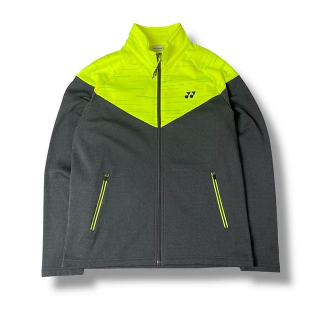 요넥스 형광 그레이 기모 집업 100