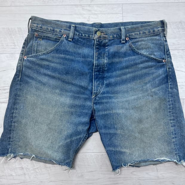 RRL 빈티지 파이브 포켓 데님 쇼츠 반바지 36