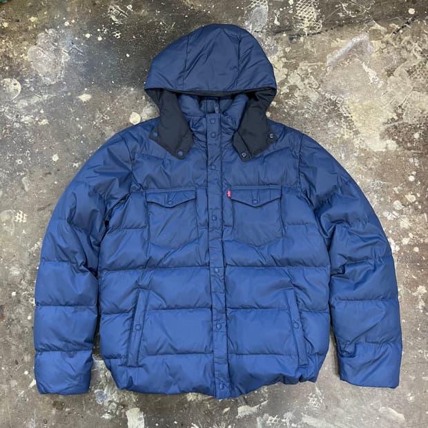 L) 리바이스 레드탭 덕다운 패딩점퍼 아메카지 워크웨어 스트릿패션