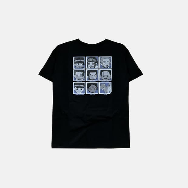 골든카무이X돈키호테 백프린팅 반팔 티셔츠&키링