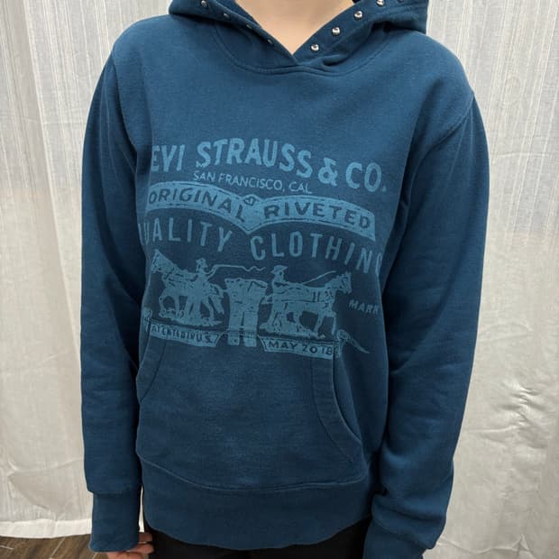 빈티지 리바이스 레드탭 스터드 후드티