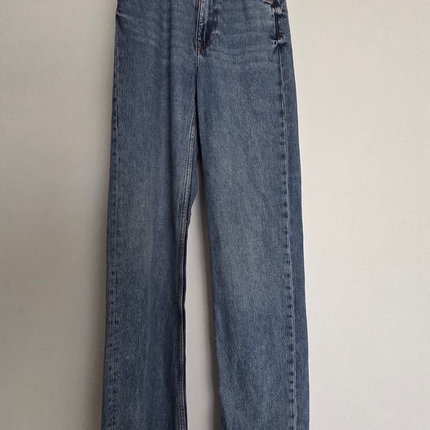 ZARA 와이드 청바지 연청 24