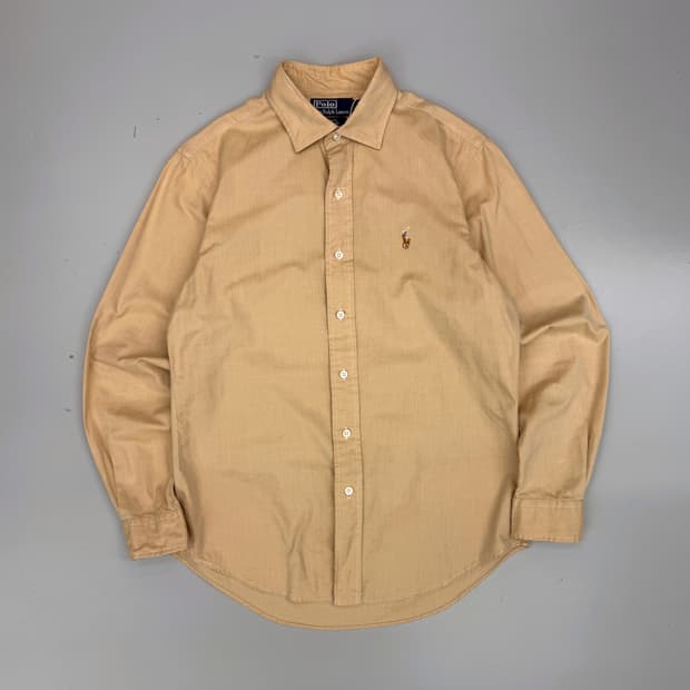 폴로 랄프로렌 루즈핏 stanton 베이지 셔츠 