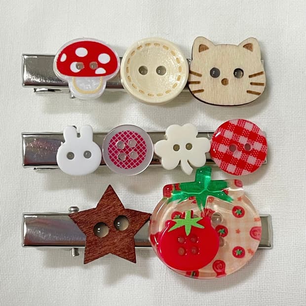 Woodland Animal Hair Pin (3-Piece set)