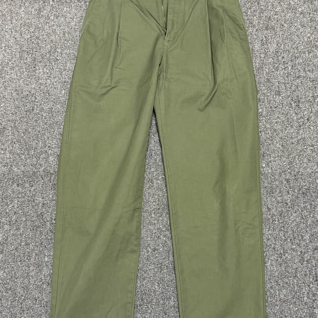 무탠다드 코튼 구르카 팬츠 카키