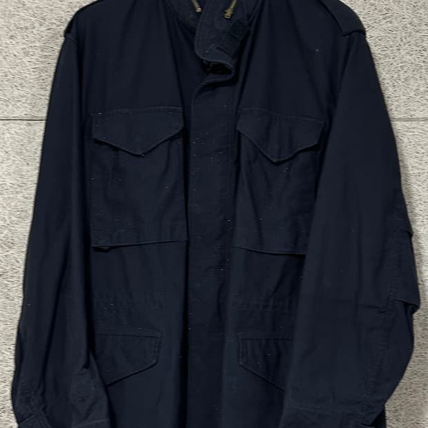 알파인더스트리 M65 필드자켓 야상 블랙 L 오리지널 USA
