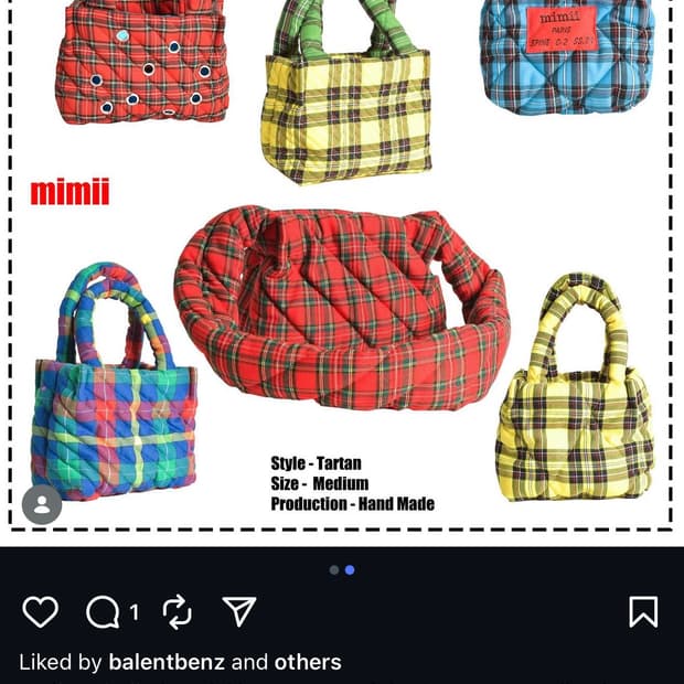 mimii PARIS spine bag ss22 가방 