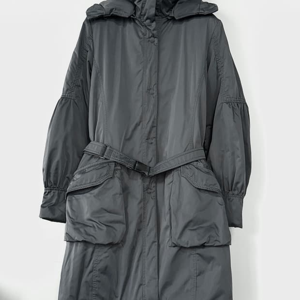 비올란티 VIOLANTI 벨티드 패딩 코트