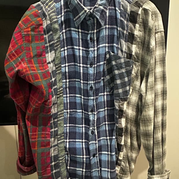리빌드 바이 니들스 플란넬 셔츠 L